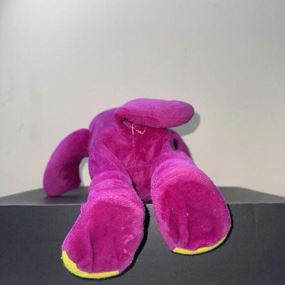 Vintage 1992 Lyons Group Talking Barney Plush Purple Dinosaur 13”’READ’ Dinosaur - Picture 4 of 9